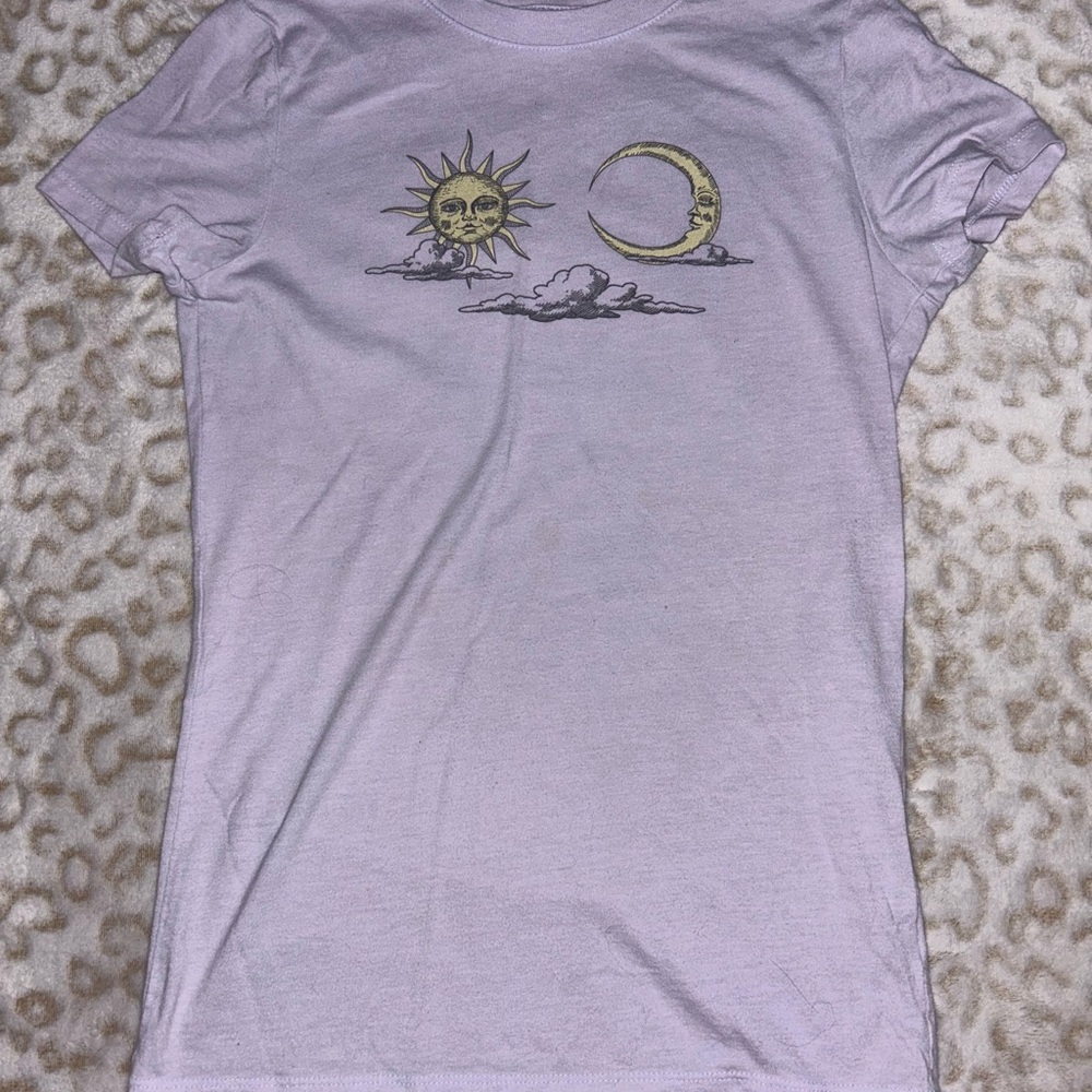 Aeropostale Lavender Sun and Moon Tee